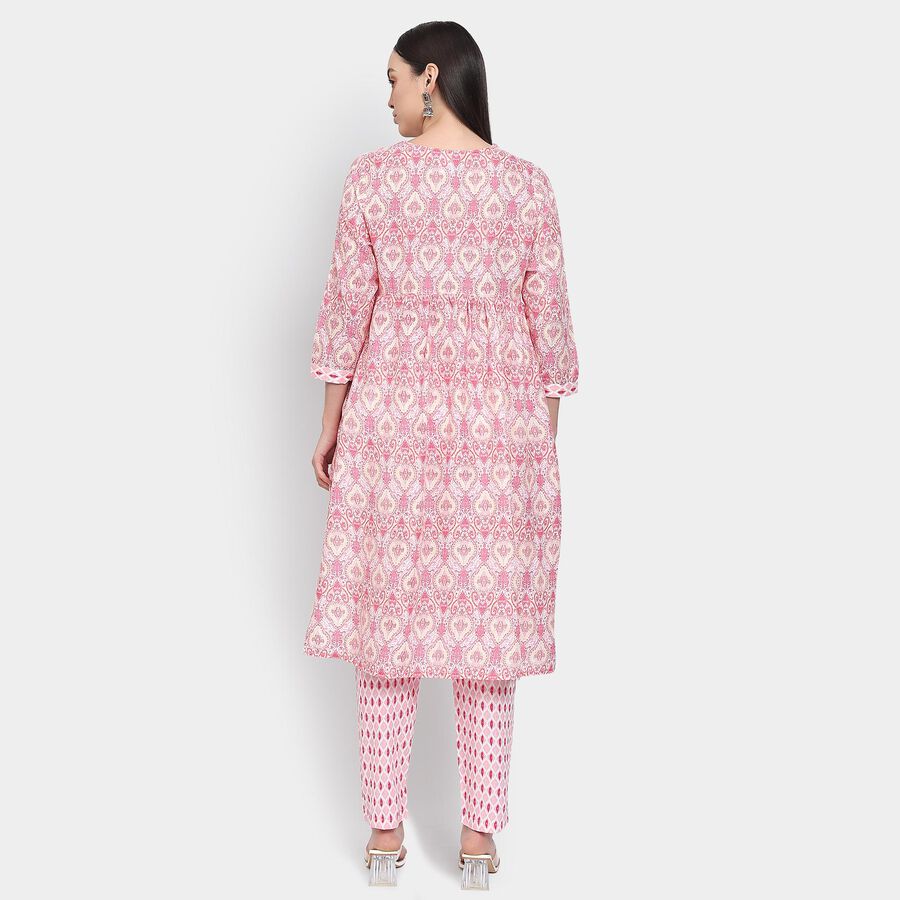 Ladies' Ethnic Set , गुलाबी, large image number null