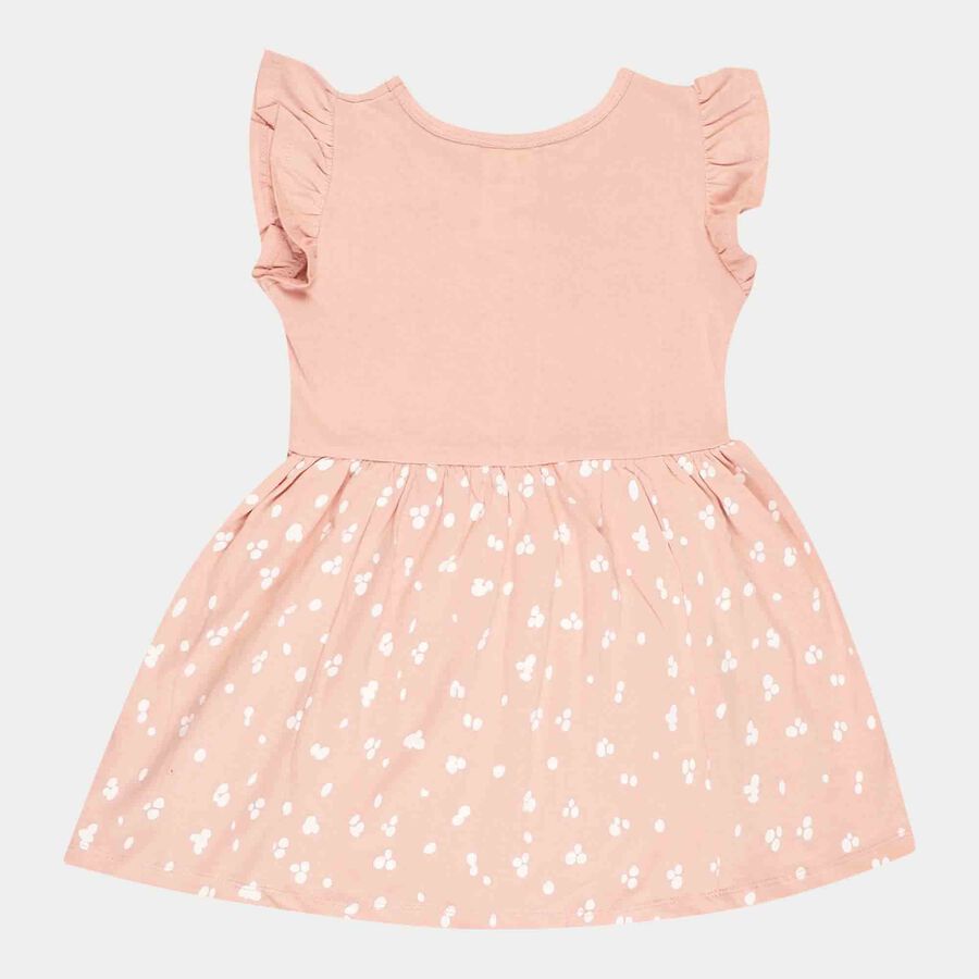 Printed Frock, Light Pink, large image number null