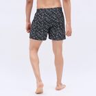 Men's 100% Cotton Boxers, काला, small