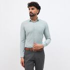 Men's Light Sage Green Full Sleeve Classic Formal Shirt, हल्का हरा, small image number null