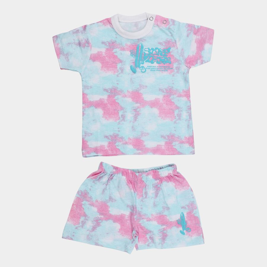 Infants' Baba Suit, Aqua, large