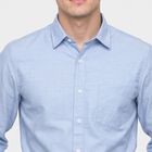 Men's Light Blue Formal Shirt, हल्का नीला, small