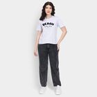Ladies' Round Neck T-Shirt , Ecru Melange, small image number null