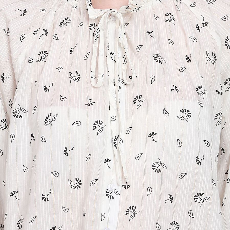 Ladies' Shirt, ऑफ व्हाइट, large image number null