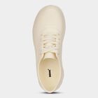 Women's Soft Beige Lace-Up Casual Shoes, Beige, small image number null