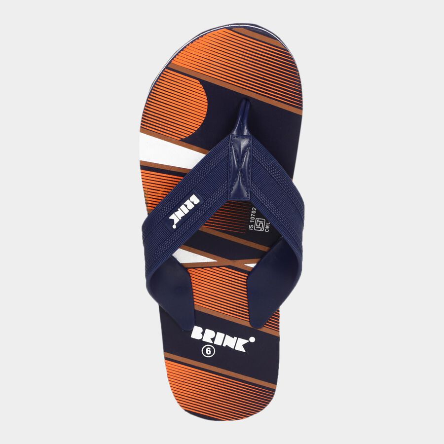 Men's V Strap Slipper, Navy Blue, large image number null