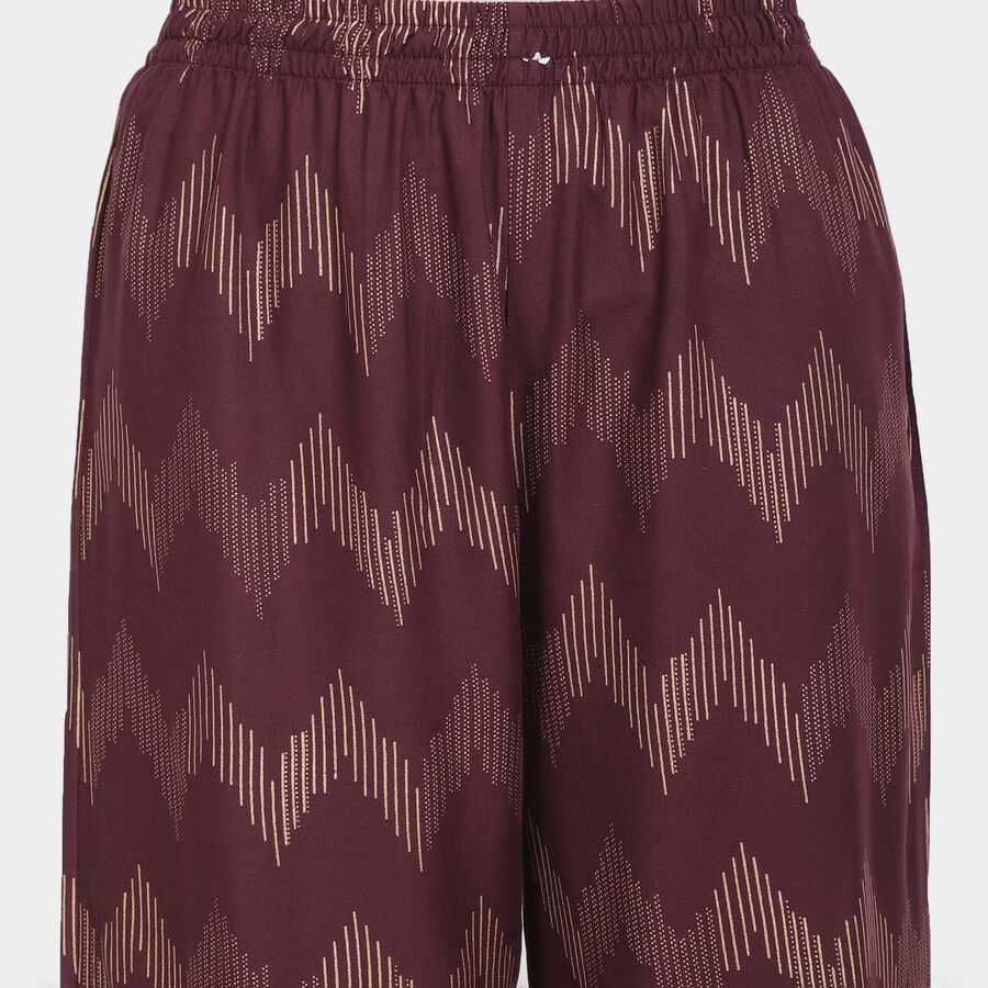 Printed Palazzo, Purple, large image number null