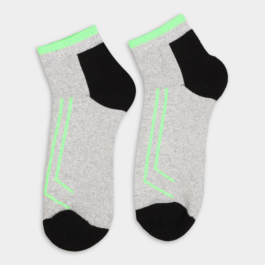 Men's Socks (Pack of 3), White, large image number null