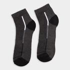 Men's Socks (Pack of 3), काला, small