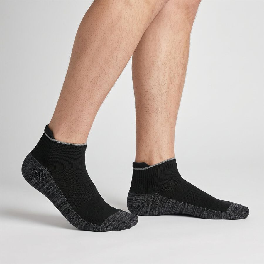 Men Ankle Length Regular Fit Pack of 3 Socks ( Black, Blue, Charcoal ), हल्का नीला, large