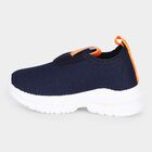 Boys' Navy Blue Slip-On Sneakers, Blue, small