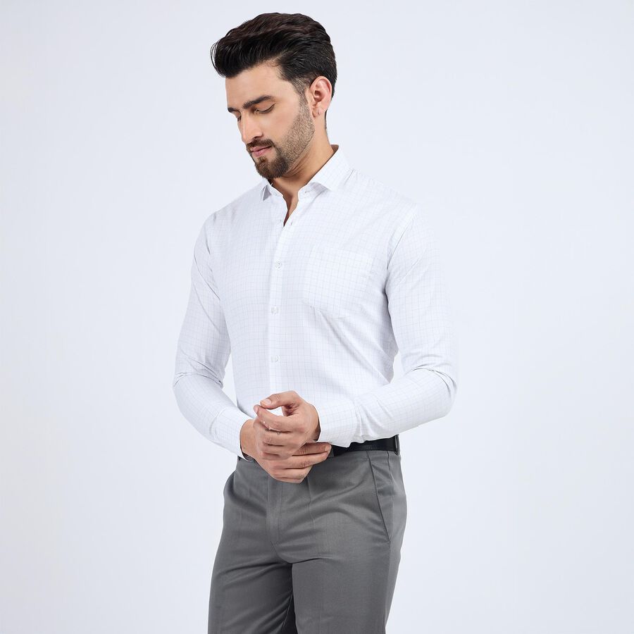Men's Formal Shirt , Off White, large image number null