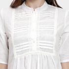 Ladies' 100% Cotton Kurti, White, small image number null