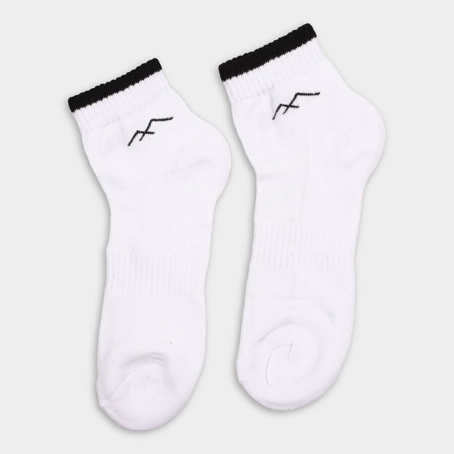 Men's Socks (Pack of 3), काला, large