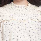 Ladies' 100% Cotton Top , ऑफ व्हाइट, small image number null