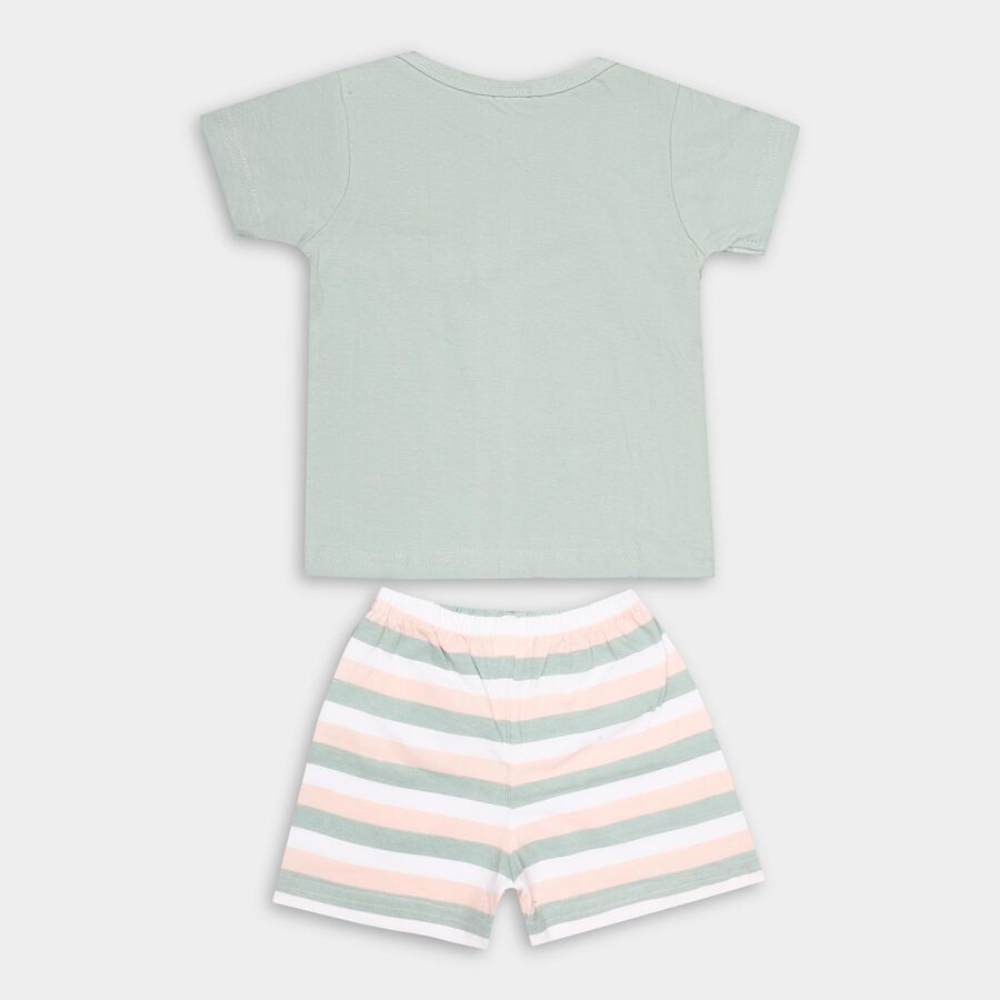 Infants' 100% Cotton Baba Suit , हल्का हरा, large image number null