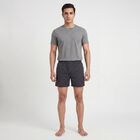 Men's Navy Blue Regular Fit Solid Boxers, Navy Blue, small
