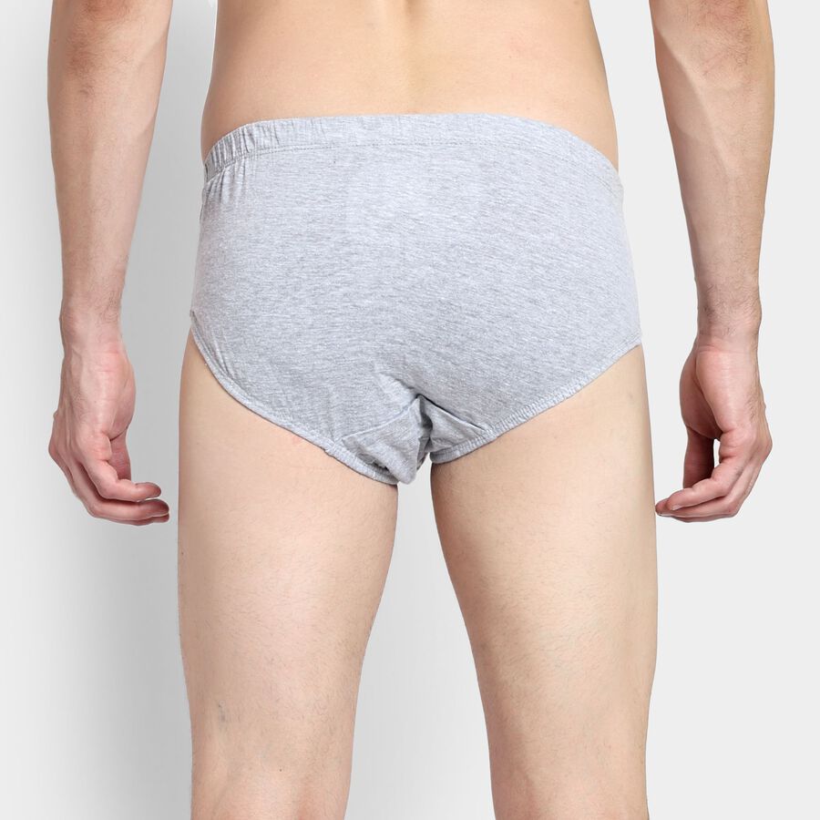 Men's Briefs, मिश्रित हल्का ग्रे, large image number null