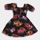 Girls' Dress, Black, small image number null