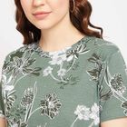 Cotton Round Neck T-Shirt, Light Green, small image number null