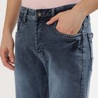 Men's Stonewashed Blue Slim Fit Jeans&nbsp;, Dark Grey, small