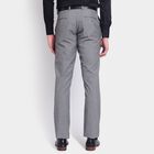 Men's Slim Fit Formal Trousers, हल्का ग्रे, small image number null
