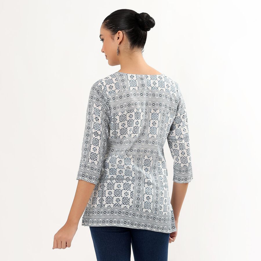 Ladies' Kurti, गहरा नीला, large image number null