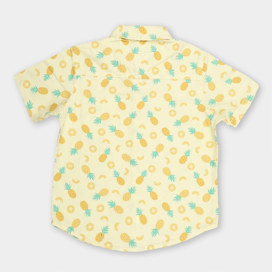 Boy's Cotton Casual Shirt, Yellow, large image number null