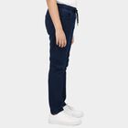 Boys' Navy Blue Regular Fit Classic Jeans, गहरा नीला, small
