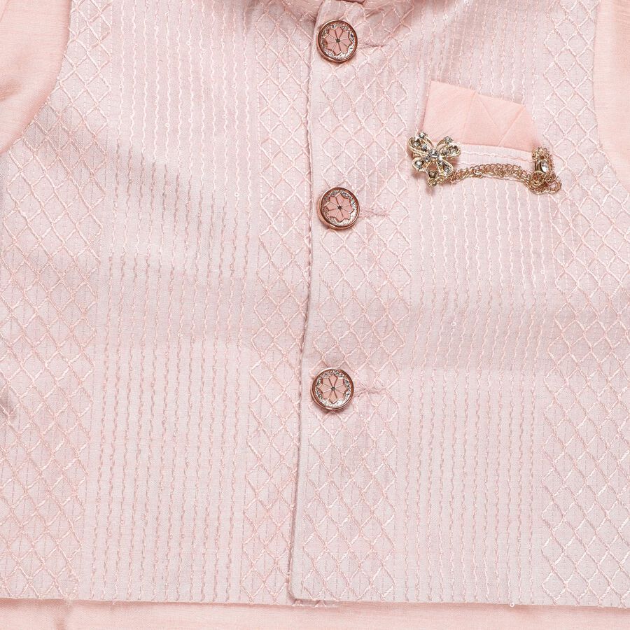 Boys' Kurta Pyjama, Pink, large image number null