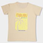 Girls' Beige Crew Neck Short Sleeve T-Shirt, Off White, small image number null