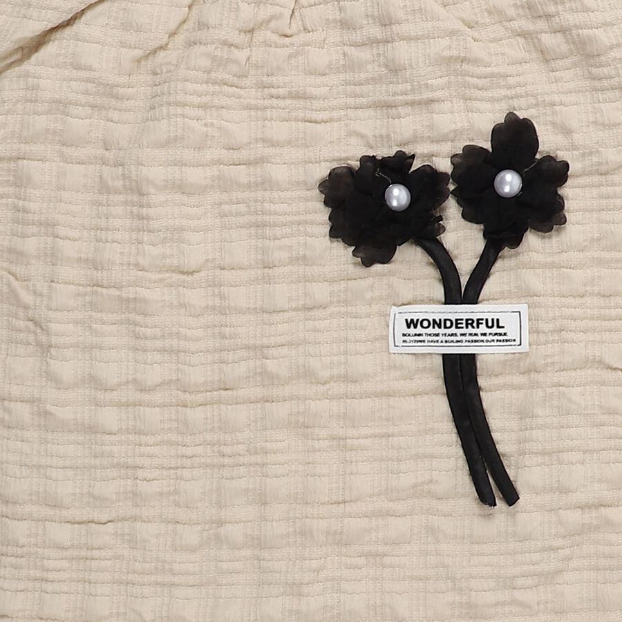 Girls' T-Shirt, गहरा पीला, large