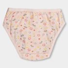 Girls' 100% Cotton V-Cut Panty, Coral, small image number null