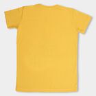 Boys' Half Sleeves T-Shirt, Mustard, small image number null