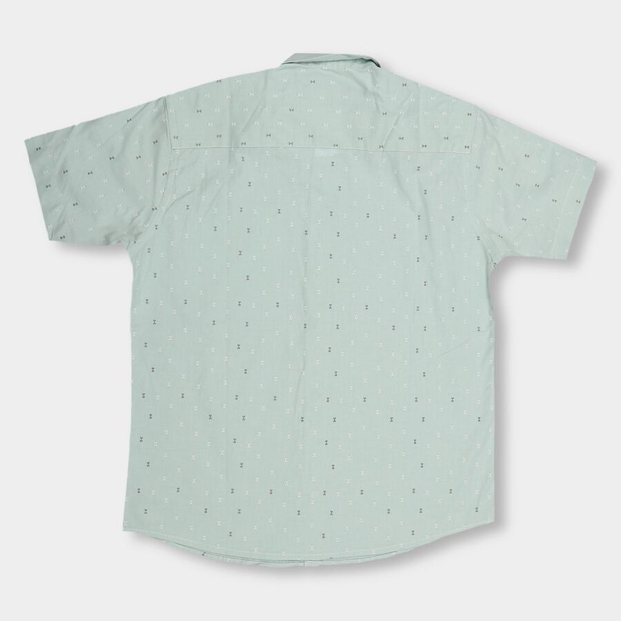 Boys' Light Mint Green Regular Collar Casual Shirt, Light Green, large image number null