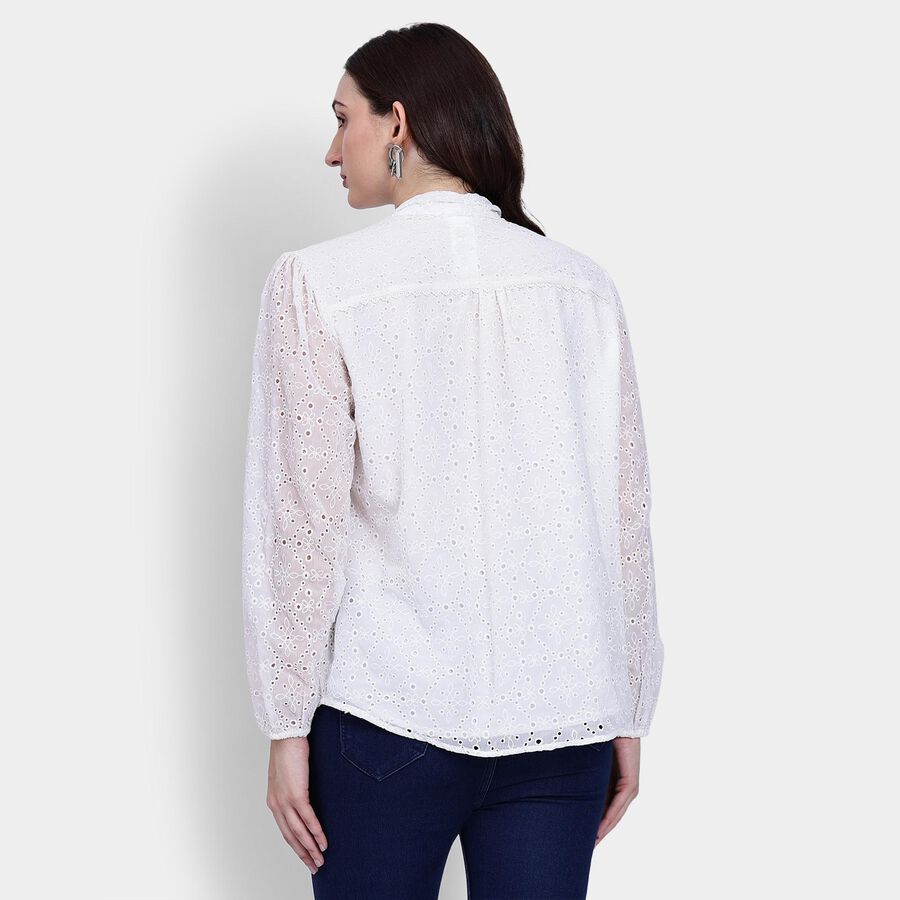 Ladies' Shirt , ऑफ व्हाइट, large image number null