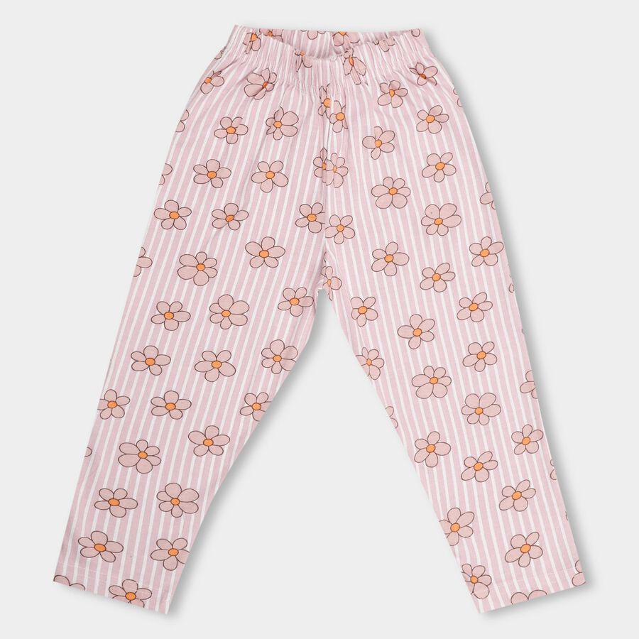 Girls' Pyjama, Light Pink, large image number null