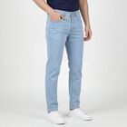 Men's Blue Slim Fit Classic Jeans, Ice Blue, small