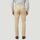 Men's Beige Slim Fit Chino Trousers, गहरा पीला, small