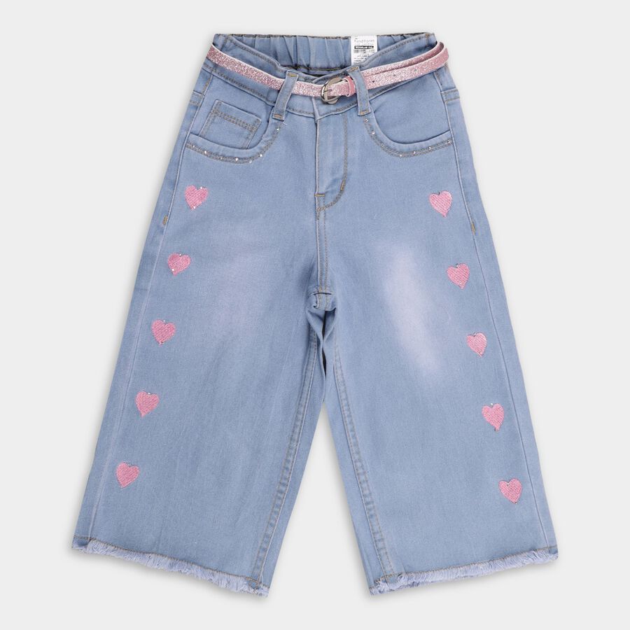 Girls' Jeans, Light Blue, large image number null