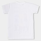 Boys' Half Sleeves T-Shirt , White, small image number null