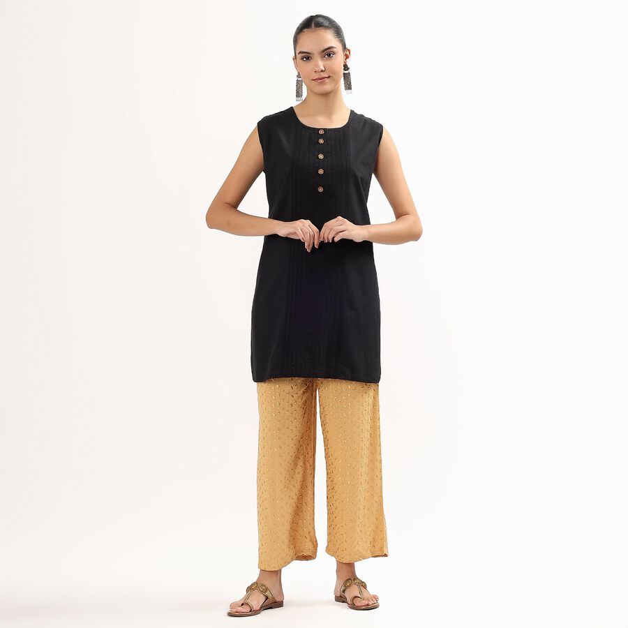 Ladies' Palazzos, गहरा पीला, large image number null