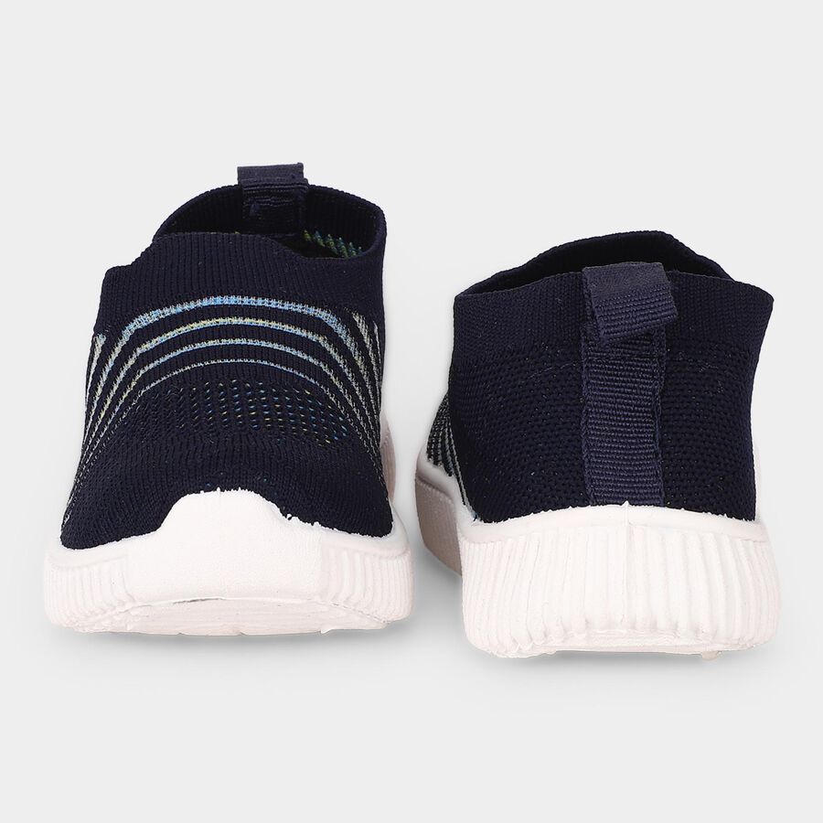 Boys' Navy Blue Slip-On Sneakers, नेवी ब्लू, large