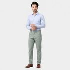 Men's Aqua Slim Fit Chino Casual Trousers, एक्वा, small