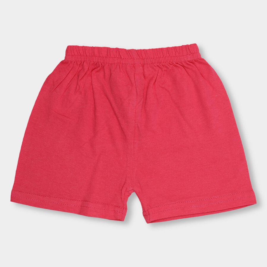 Infants' 100% Cotton Half Pant, गुलाबी, large image number null