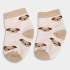 Infant's Socks (Pack of 3), Melange Light Grey, small