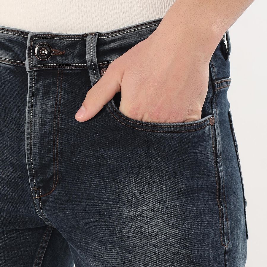 Men's Slim Fit Jeans, Dark Blue, large