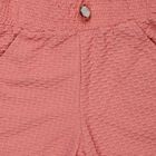 Girls Pink Wide Leg Textured Trousers, Pink, small