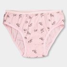 Girls' 100% Cotton V-Cut Panty, Pink, small image number null