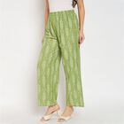Ladies' 100% Cotton Palazzos, Light Green, small image number null